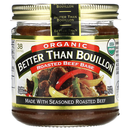 Organic Roasted Beef Base for Rich Flavor - 8 oz (227 g) - Image 1