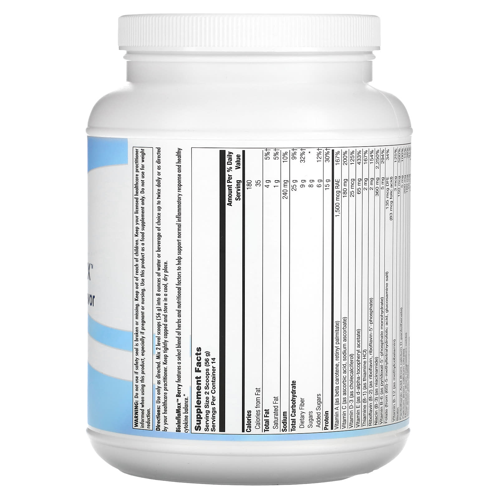 Nutra BioGenesis, BioInflaMax, 1 lb 11.7 oz (784 g) - Image 2