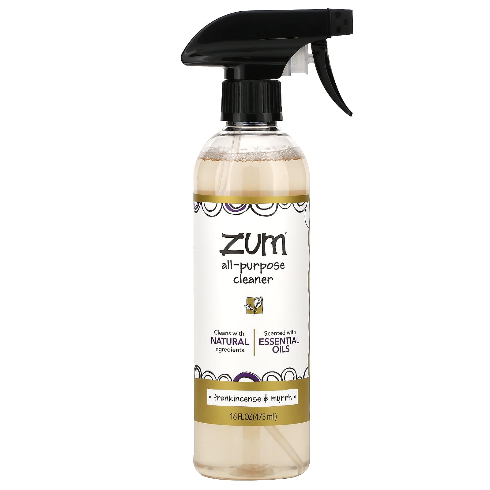 ZUM, All-Purpose Cleaner, Frankincense & Myrrh, 16 fl oz (473 ml) - Image 1