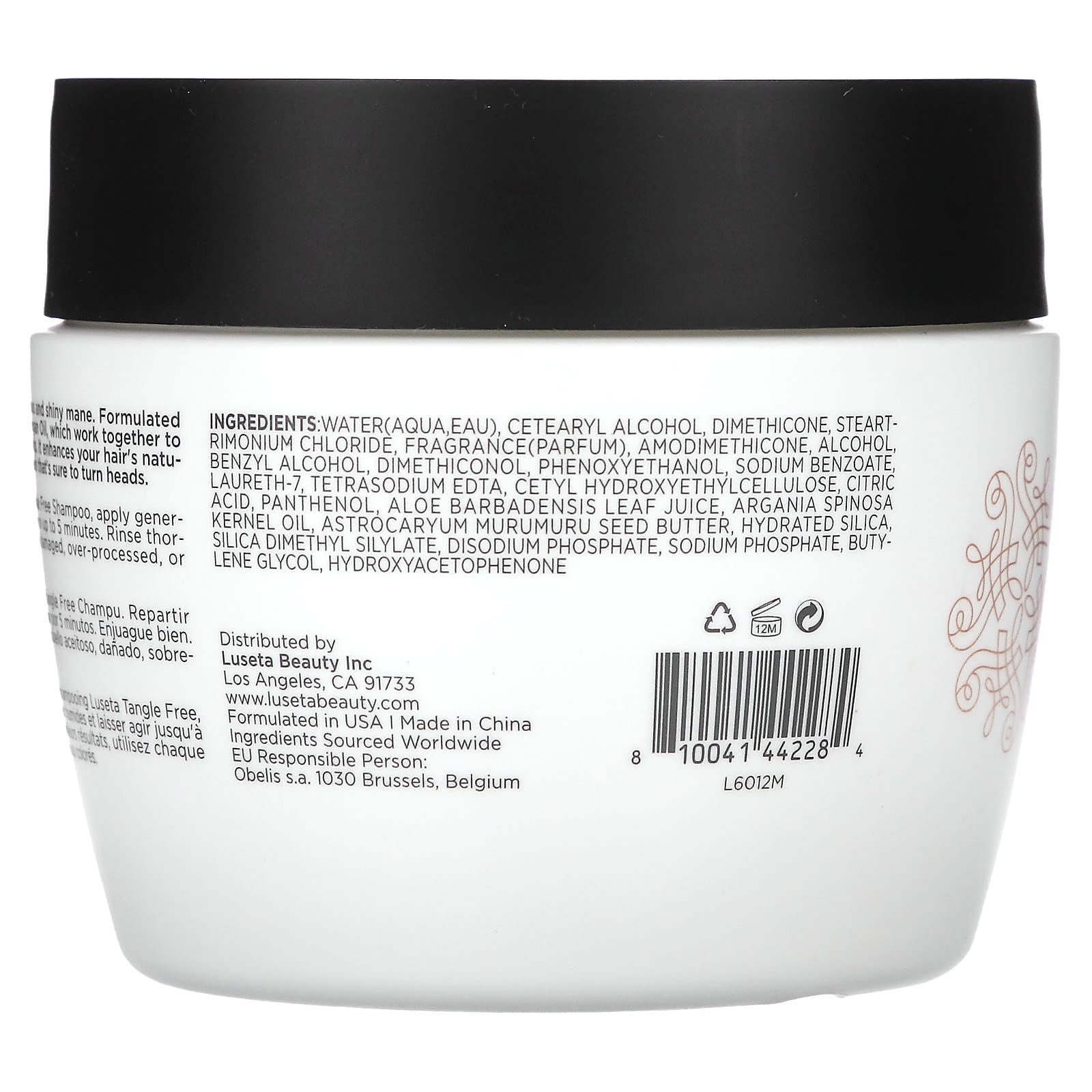 Luseta Beauty, Tangle Free, Hair Mask, For All Hair Types, 16.9 fl oz (500 ml) - Image 2