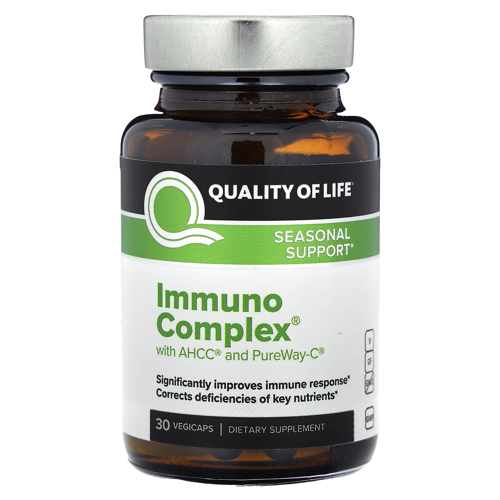 Quality of Life, Immuno Complex, 30 Vegicaps - Image 1