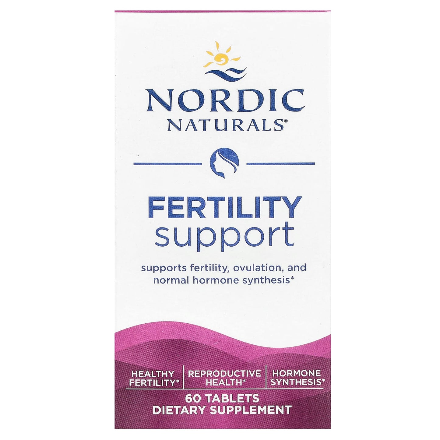 Nordic Naturals, Fertility Support, 60 Tablets - Image 1