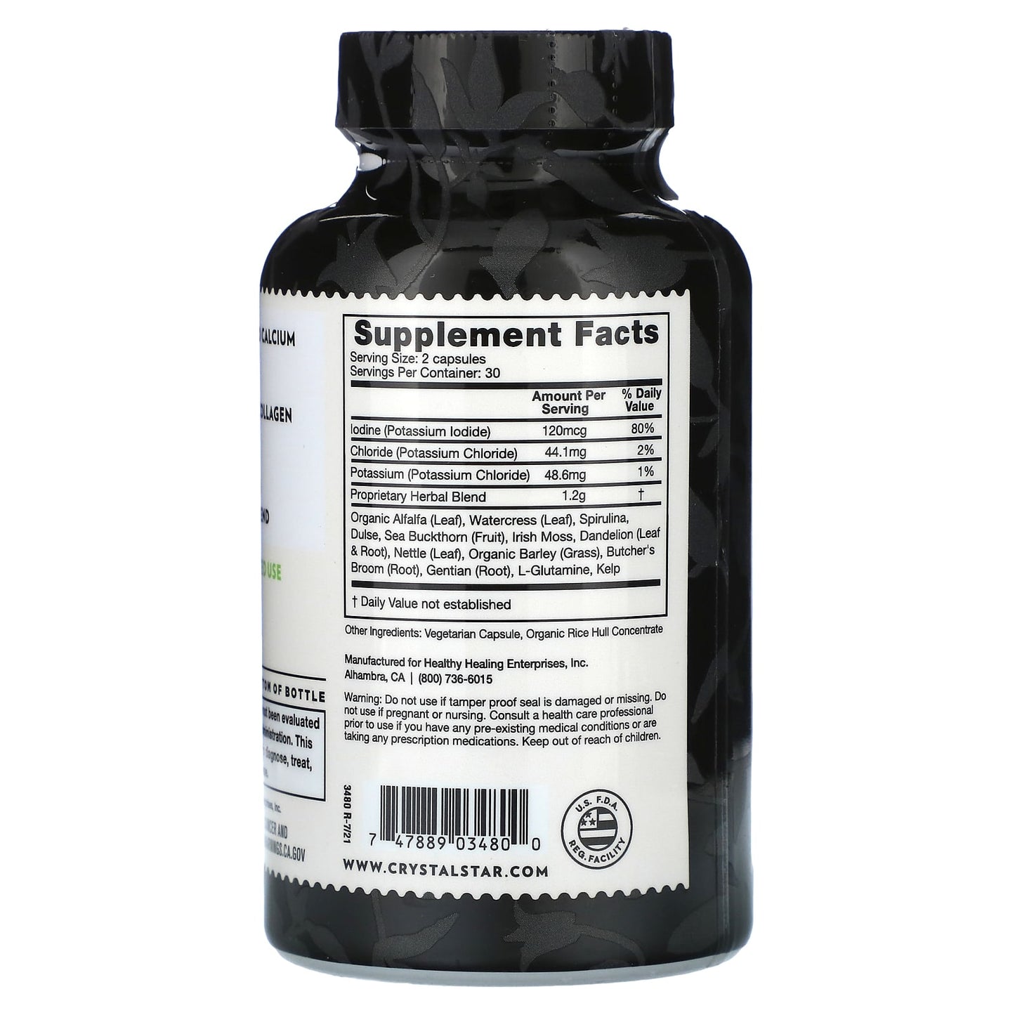 Boost Your Health with Crystal Star Ocean Minerals Vegan Capsules - Image 2