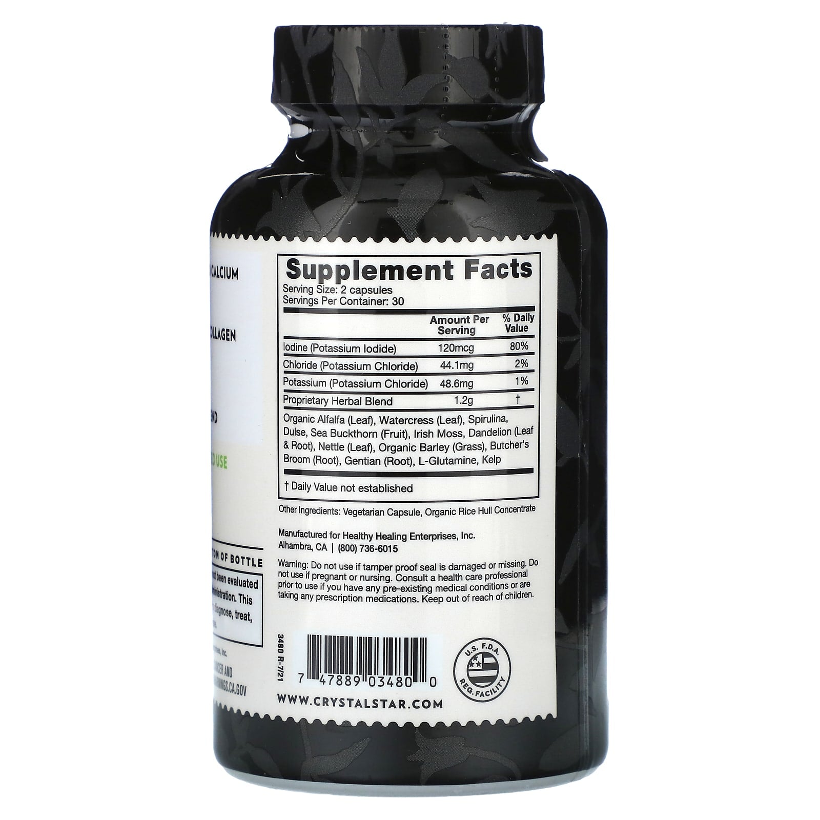 Boost Your Health with Crystal Star Ocean Minerals Vegan Capsules - Image 2