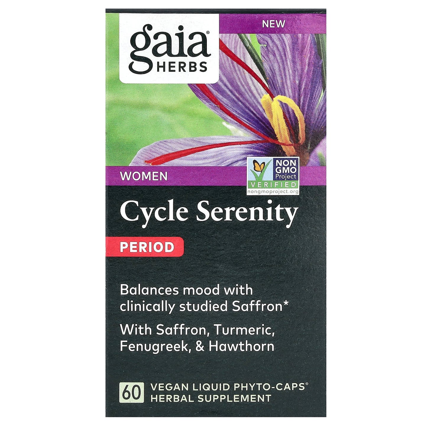 Women's Cycle Serenity by Gaia Herbs - Hormone Balance & Mood Support - Image 1