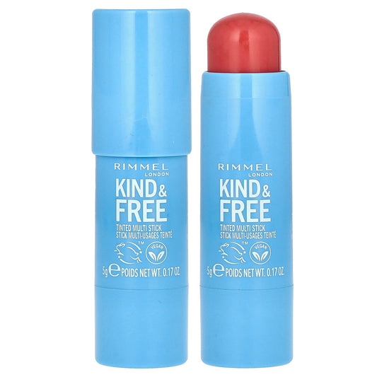 Rimmel London, Kind & Free, Tinted Multi Sick, 001 Caramel Dusk, 0.17 oz (5 g) - Image 1