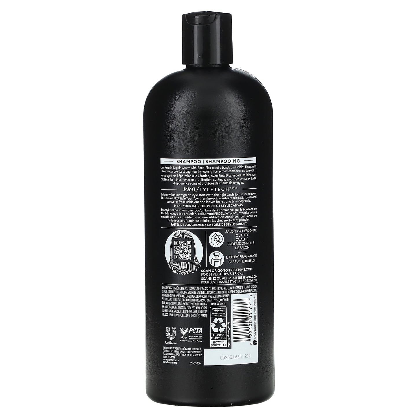 TRESemmé, Keratin Repair Hair Shampoo, 28 oz, (828 mL) - Image 2