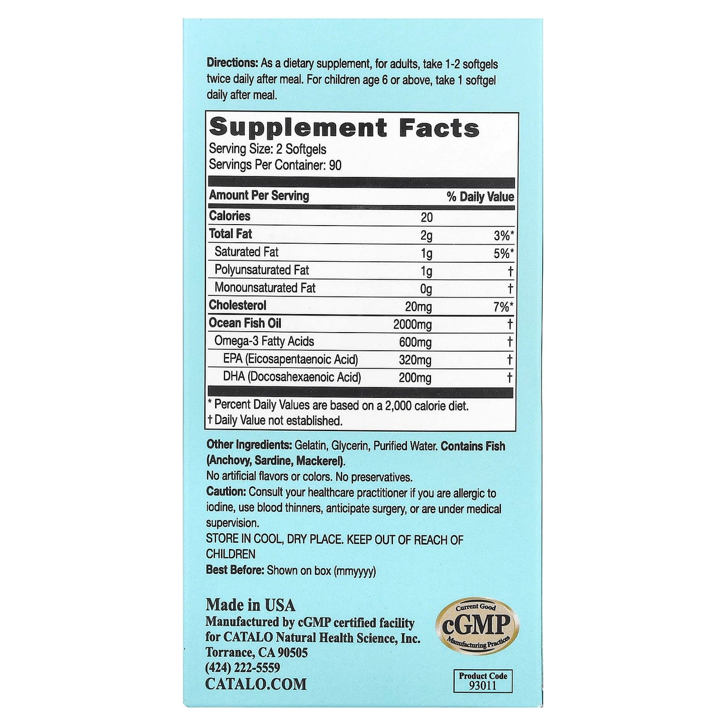Omega-3 Fish Oil Supplement for Heart Health and Brain Function - Image 2