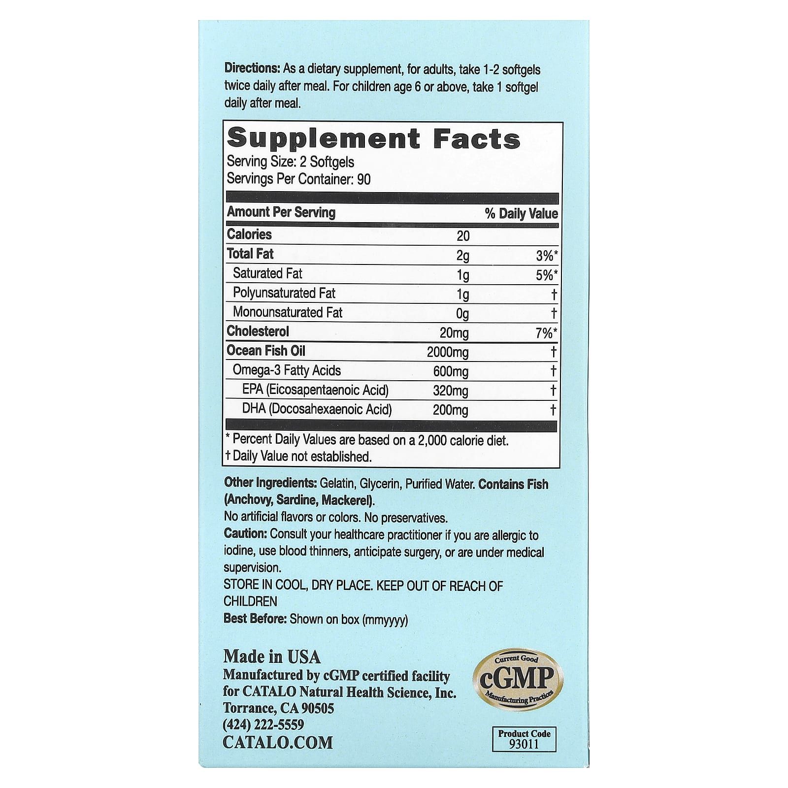 Omega-3 Fish Oil Supplement for Heart Health and Brain Function - Image 2