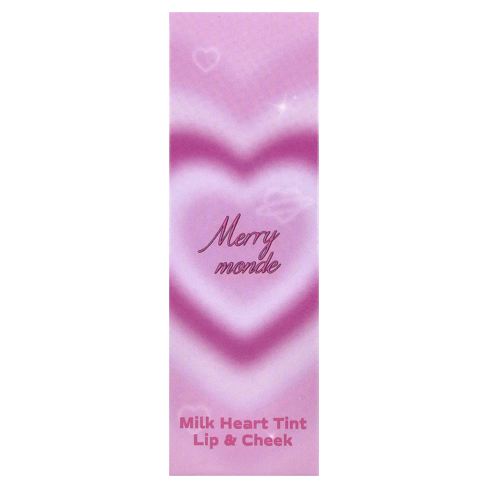 Merrymonde, Milk Heart Tint, Lip & Cheek, 02 Strawberry Milk , 5 g - Image 2