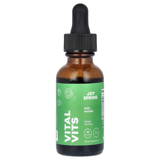JoySpring, Vital Vits, Daily Herbals, 1 fl oz (30 ml)