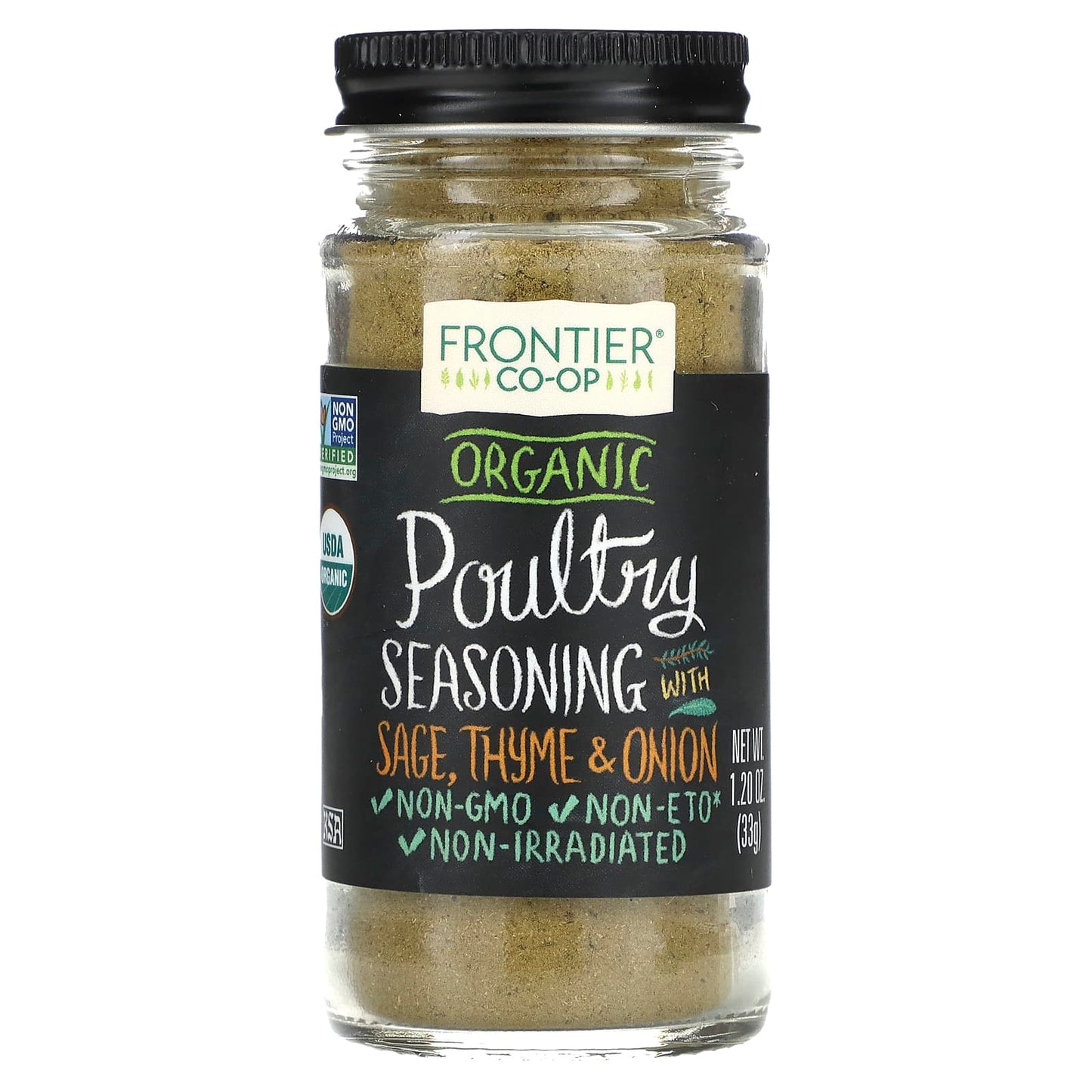 Organic Poultry Seasoning with Sage & Thyme by Frontier Co-op, 1.2 oz - Image 1