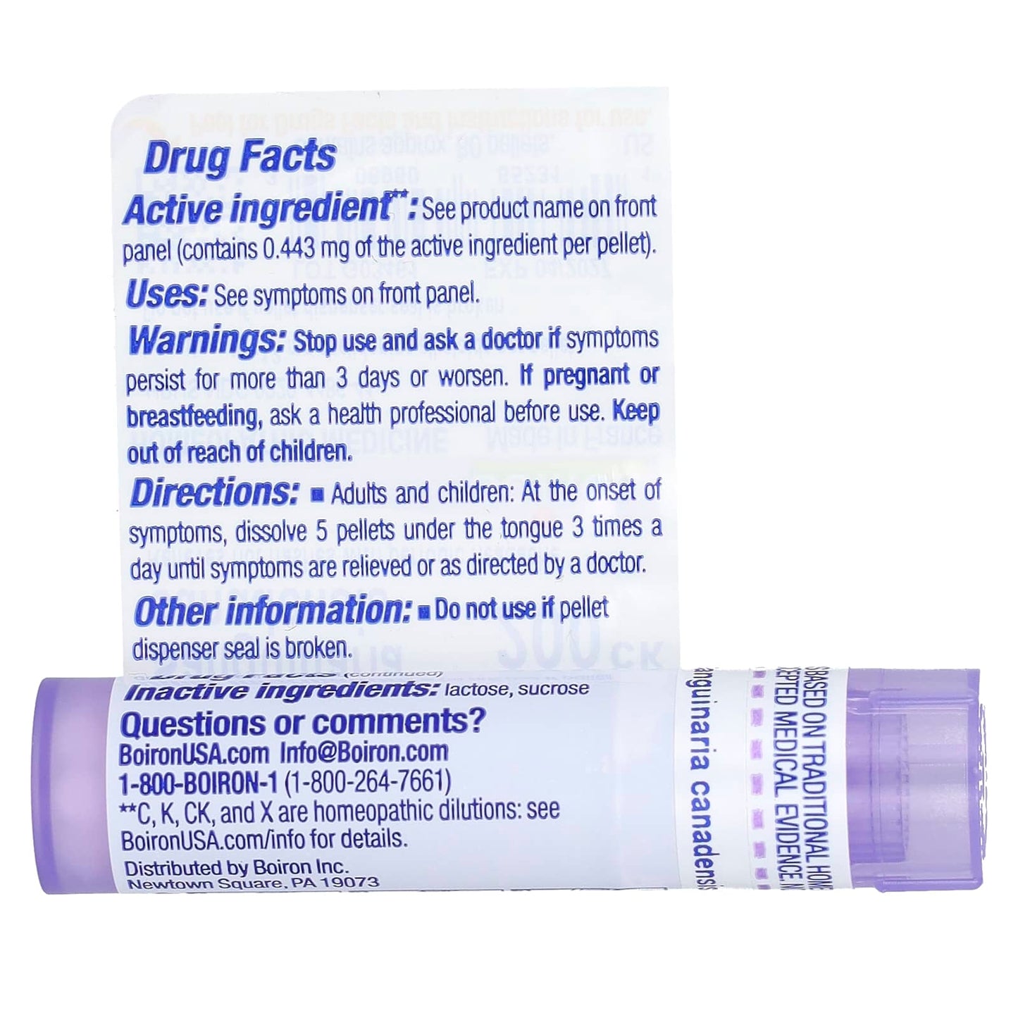 Boiron Sanguinaria Canadensis 200CK Menopause Support Relief - Image 2