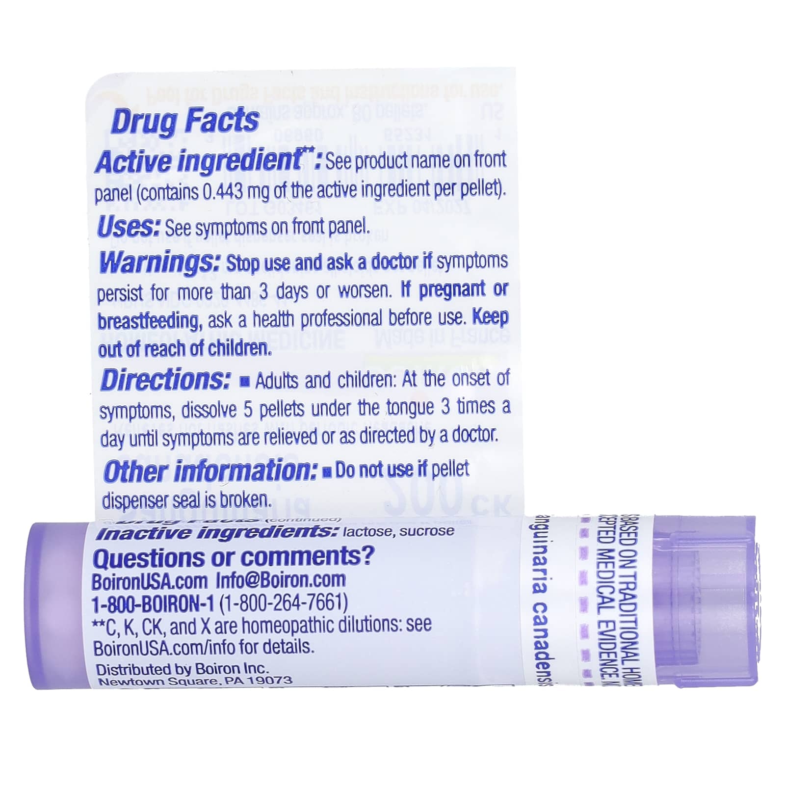 Boiron Sanguinaria Canadensis 200CK Menopause Support Relief - Image 2
