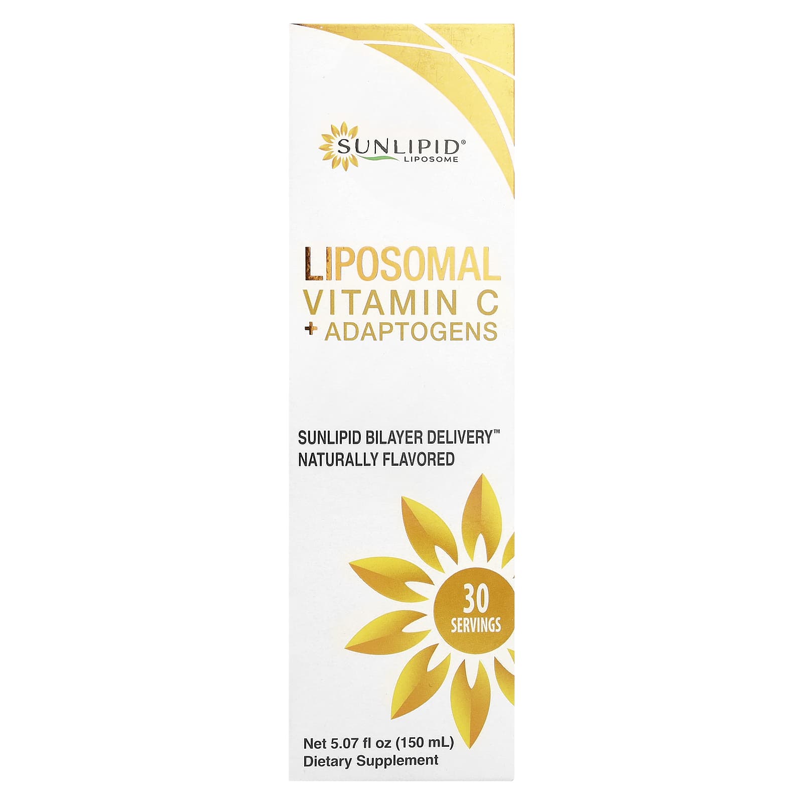 Sunlipid, Liposomal Vitamin C + Adaptogens, 5.07 fl oz (150 ml) - Image 1