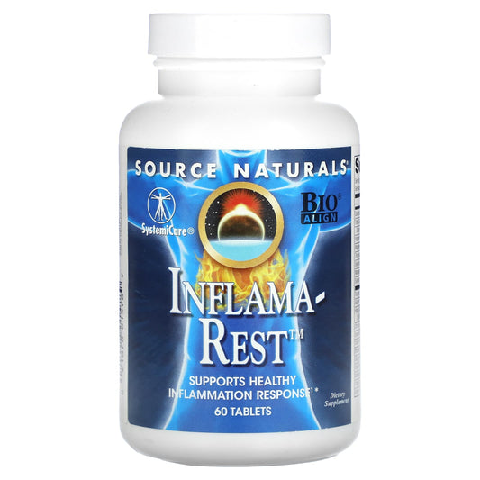 Source Naturals, Inflama-Rest, 60 Tablets - Image 1