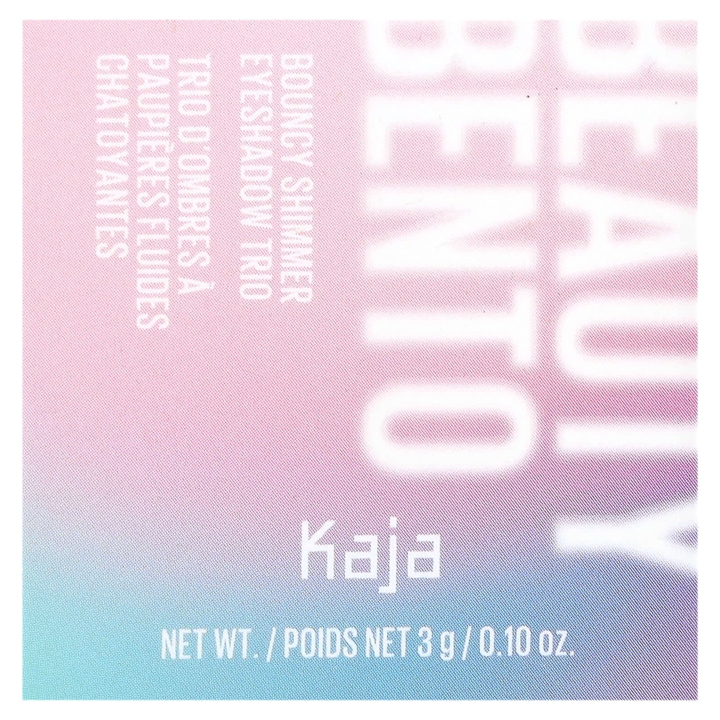 Kaja Bouncy Shimmer Eyeshadow Trio | Toasted Caramel - Image 2