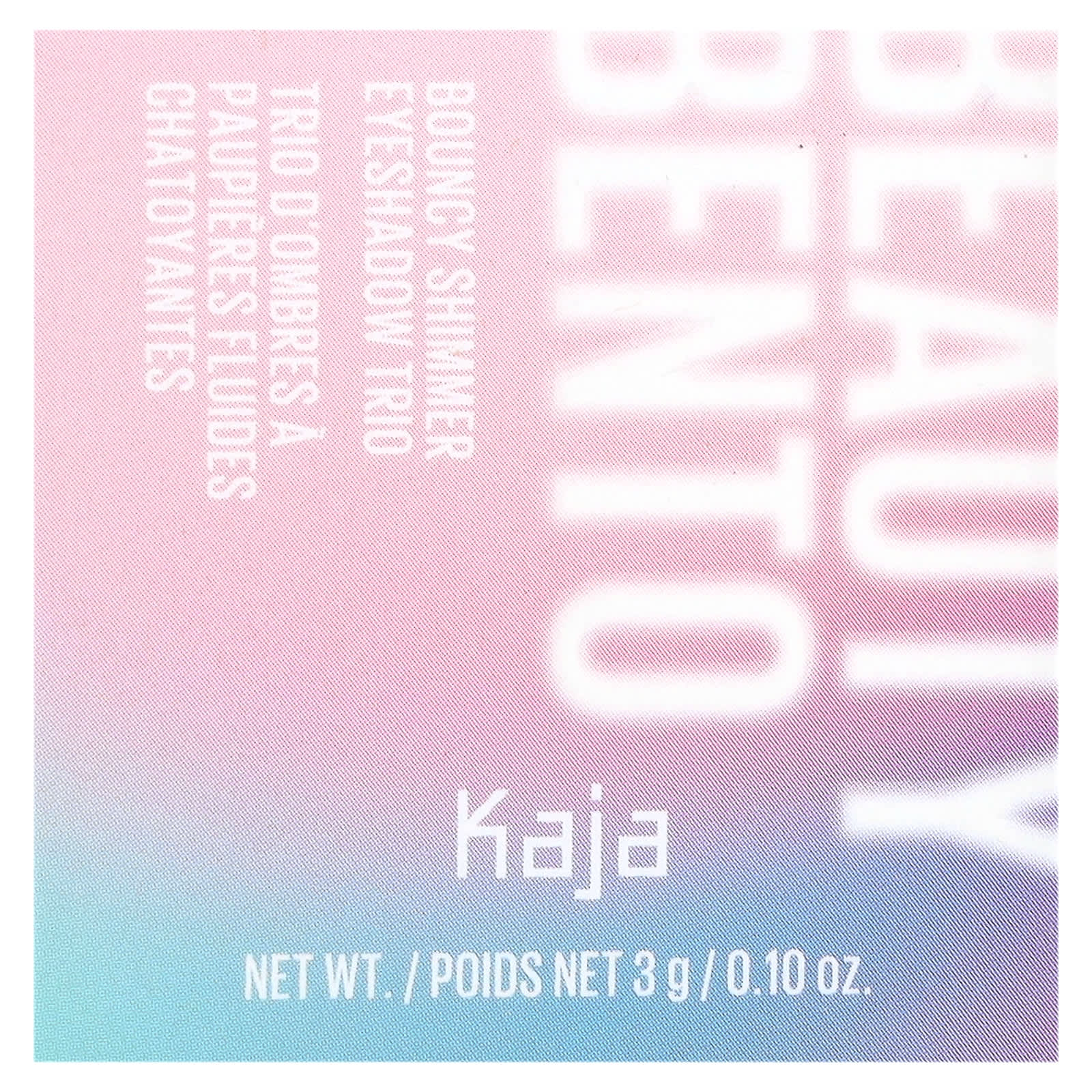 Kaja Bouncy Shimmer Eyeshadow Trio | Toasted Caramel - Image 2