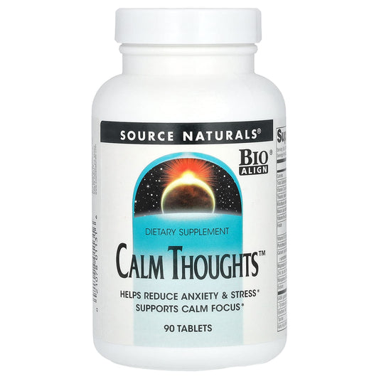 Source Naturals, Calm Thoughts, 90 Tablets - Image 1