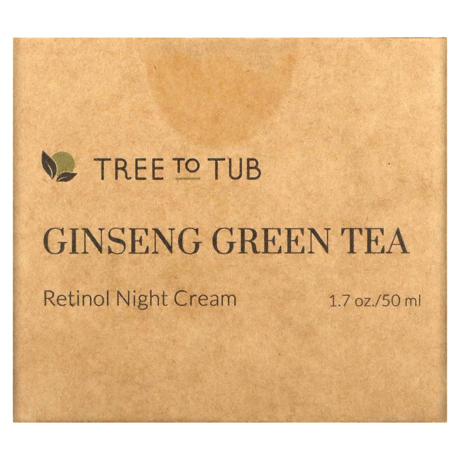 Tree To Tub, Retinol Anti Aging & Wrinkle Night Moisturizer, Hyaluronic Acid Face Cream for Dry, Sensitive Skin, 1.7 fl oz (50 ml) - Image 2