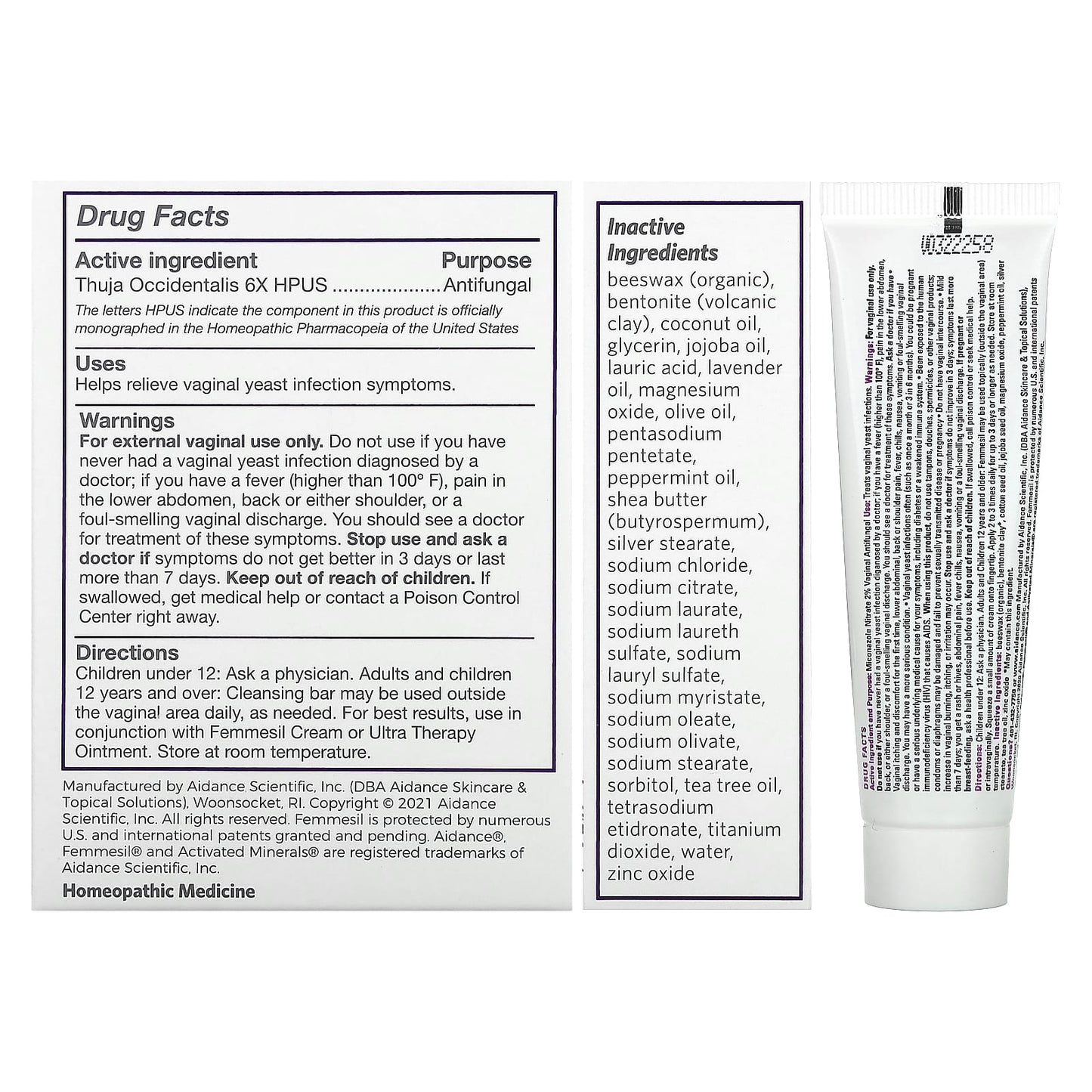 Femmesil 2 Piece Vaginal Yeast Infection Relief Set - Image 2