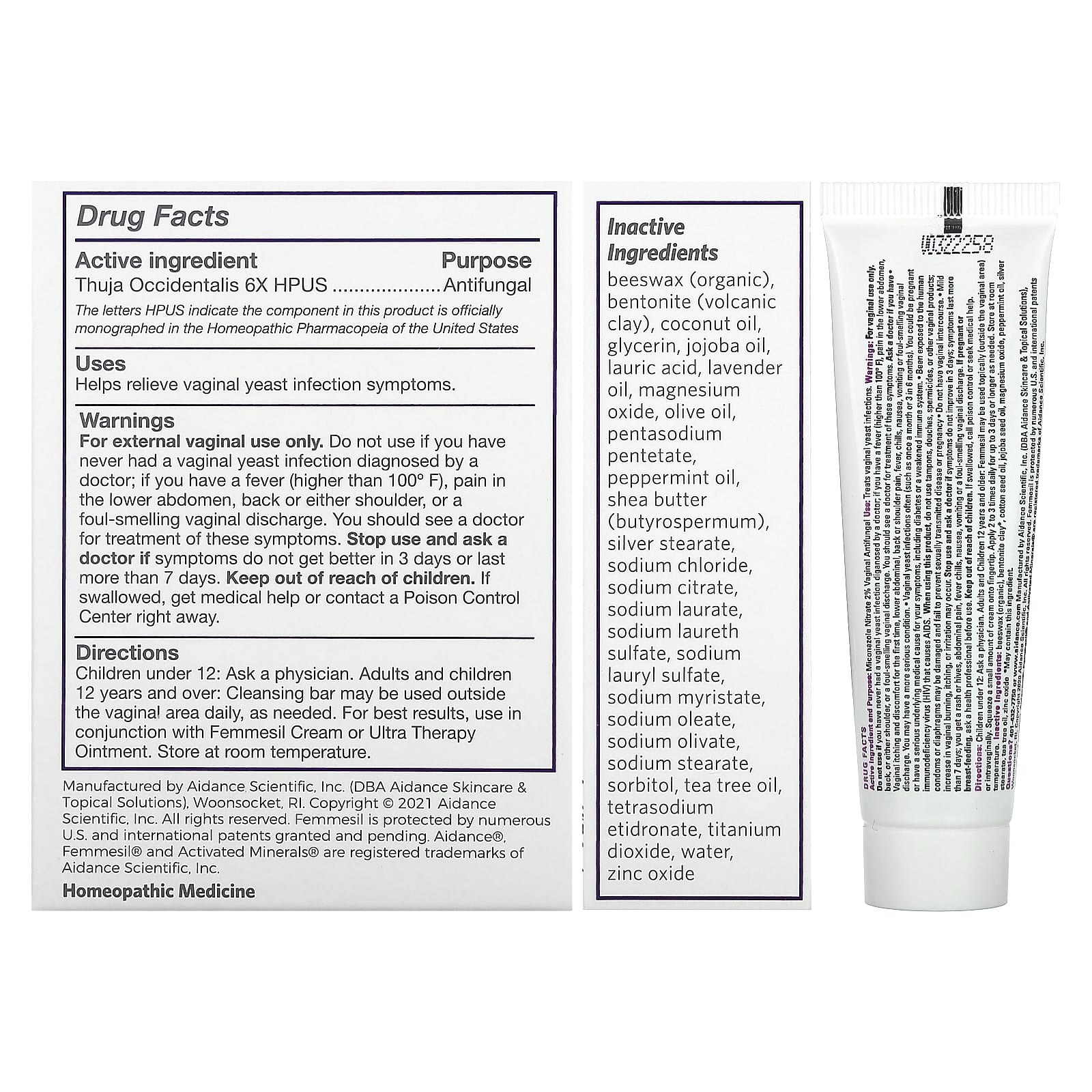 Femmesil 2 Piece Vaginal Yeast Infection Relief Set - Image 2