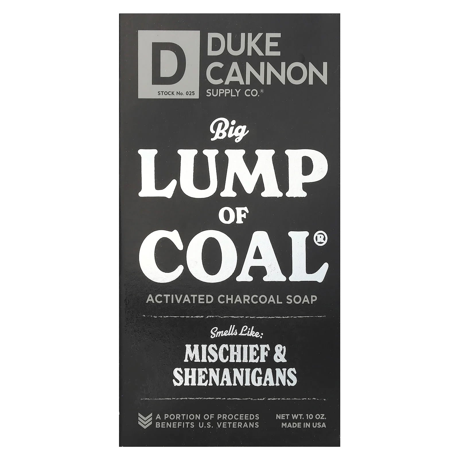 Activated Charcoal Soap for Men - Big Lump of Coal by Duke Cannon - Image 1