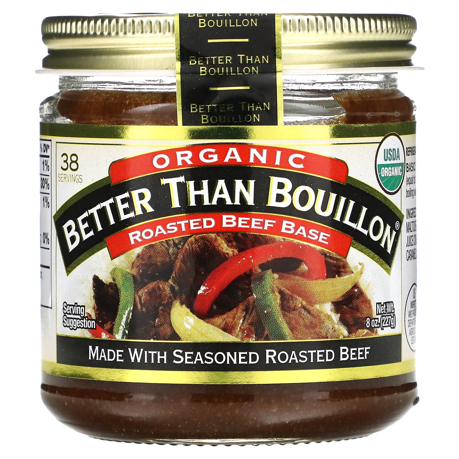 Organic Roasted Beef Base for Rich Flavor - 8 oz (227 g) - Image 1