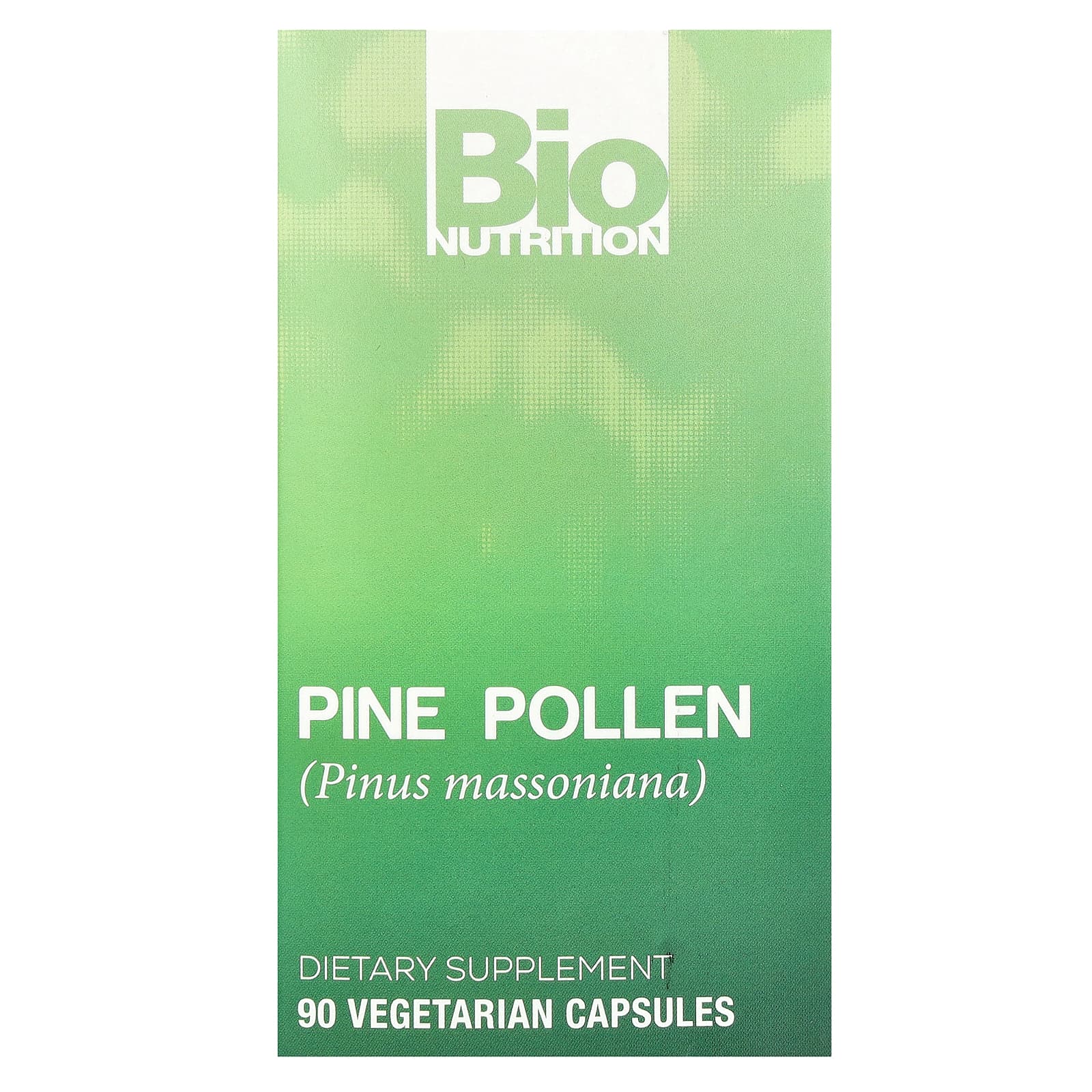Pine Pollen Supplement by Bio Nutrition - 90 Vegetarian Capsules (500mg) - Image 1
