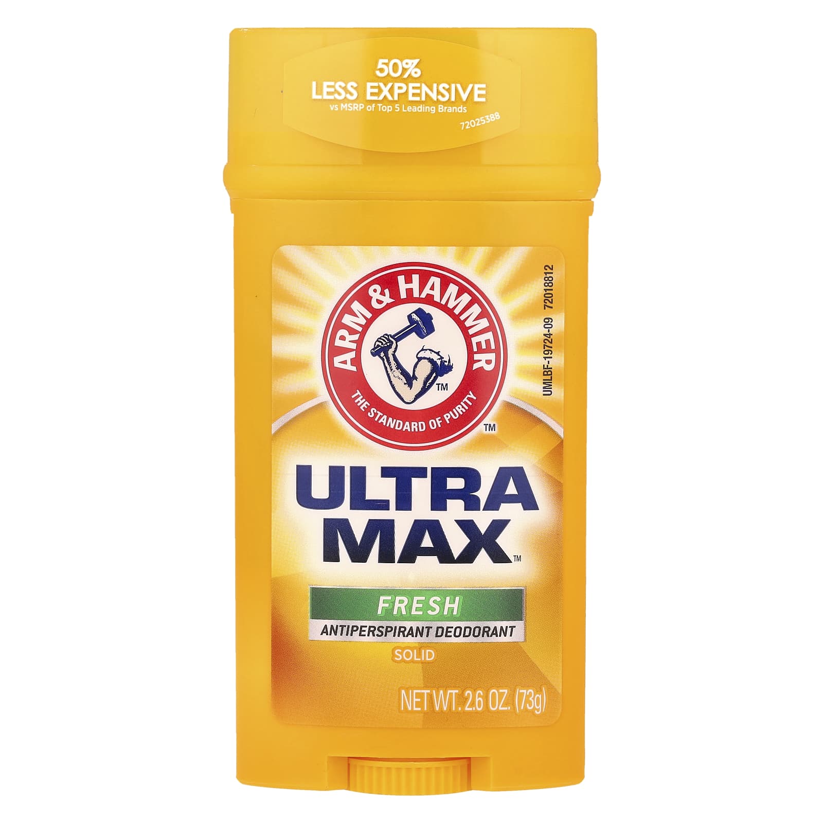 Arm & Hammer UltraMax Solid Antiperspirant for Long-Lasting Freshness - Image 1