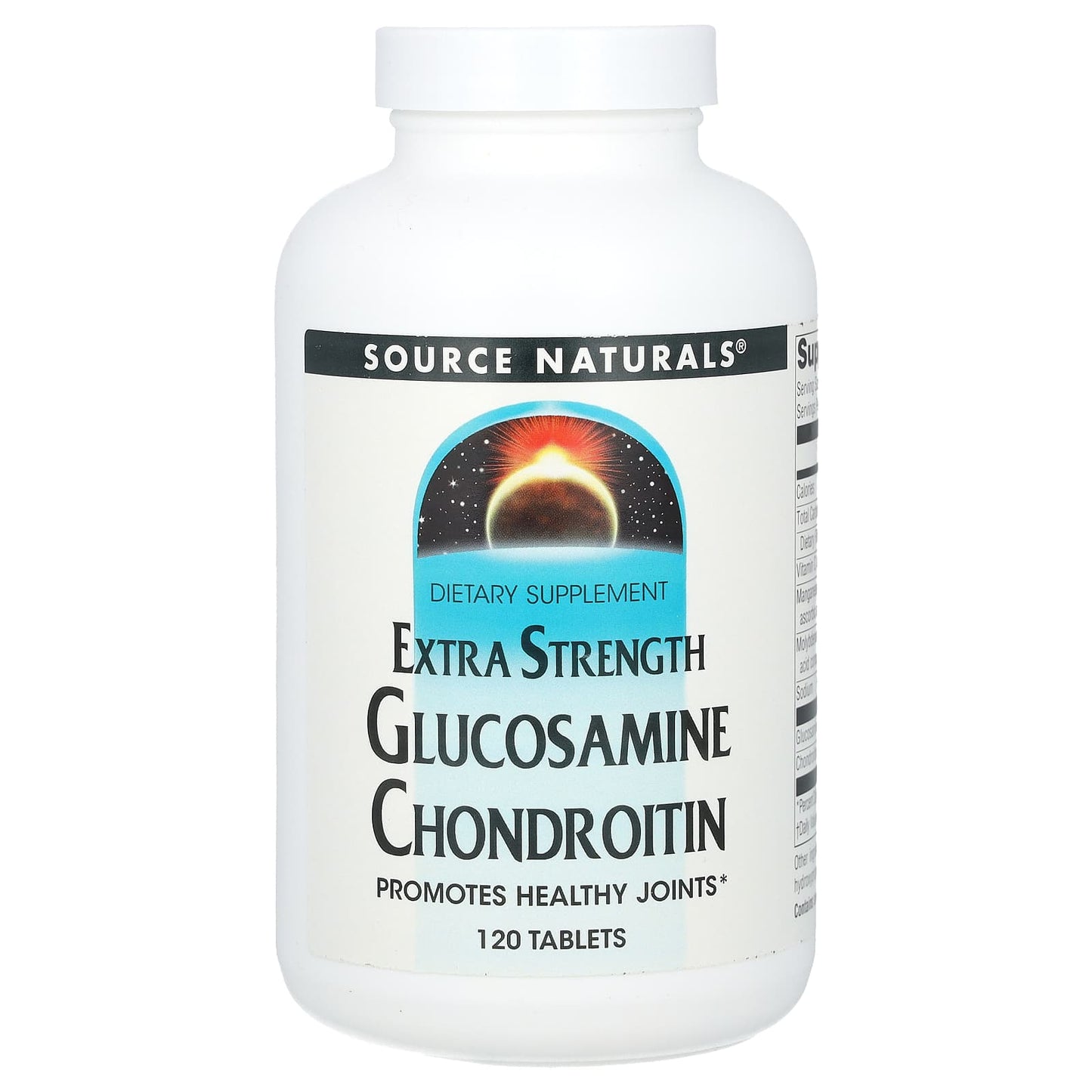 Source Naturals, Glucosamine Chondroitin, Extra Strength, 120 Tablets - Image 1