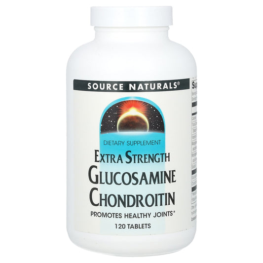 Source Naturals, Glucosamine Chondroitin, Extra Strength, 120 Tablets - Image 1