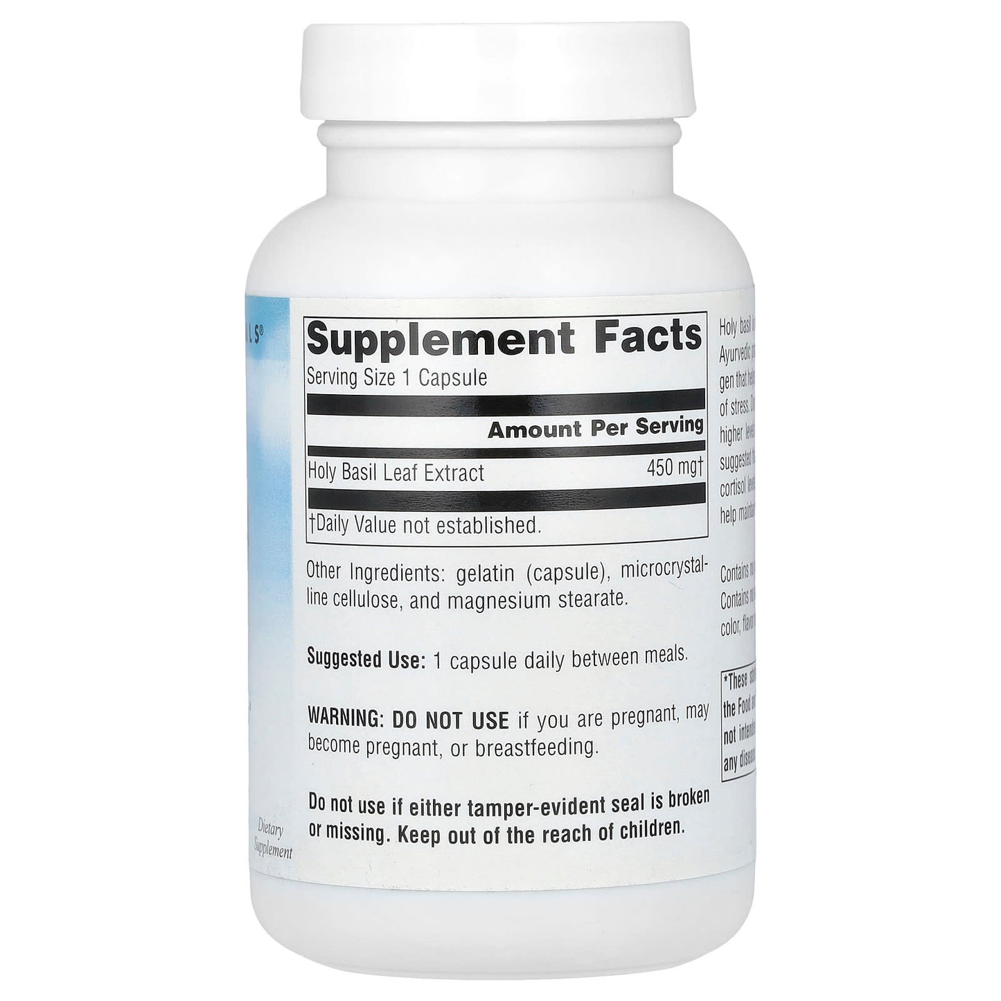 Source Naturals, Holy Basil Extract, 450 mg, 120 Capsules - Image 2