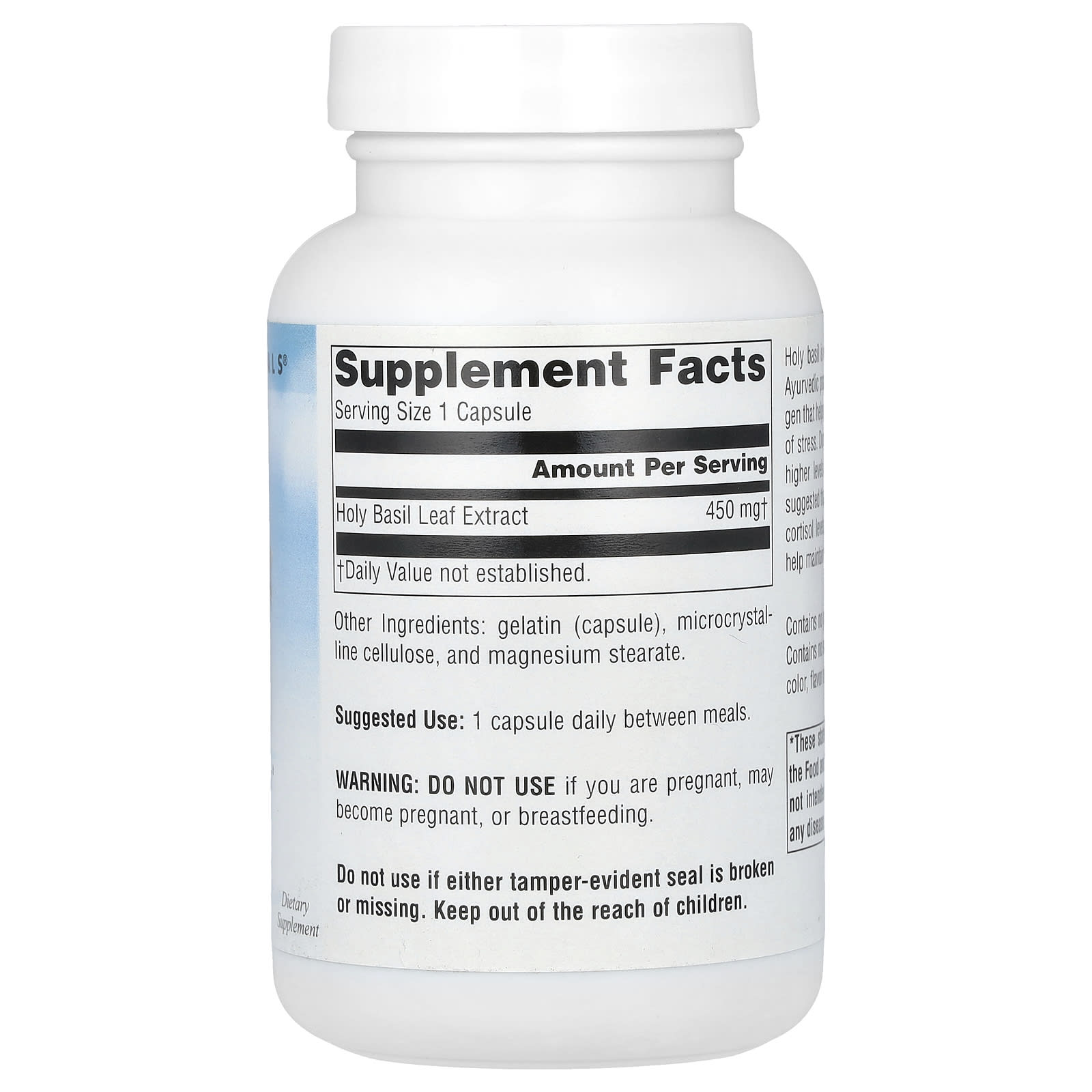 Source Naturals, Holy Basil Extract, 450 mg, 120 Capsules - Image 2
