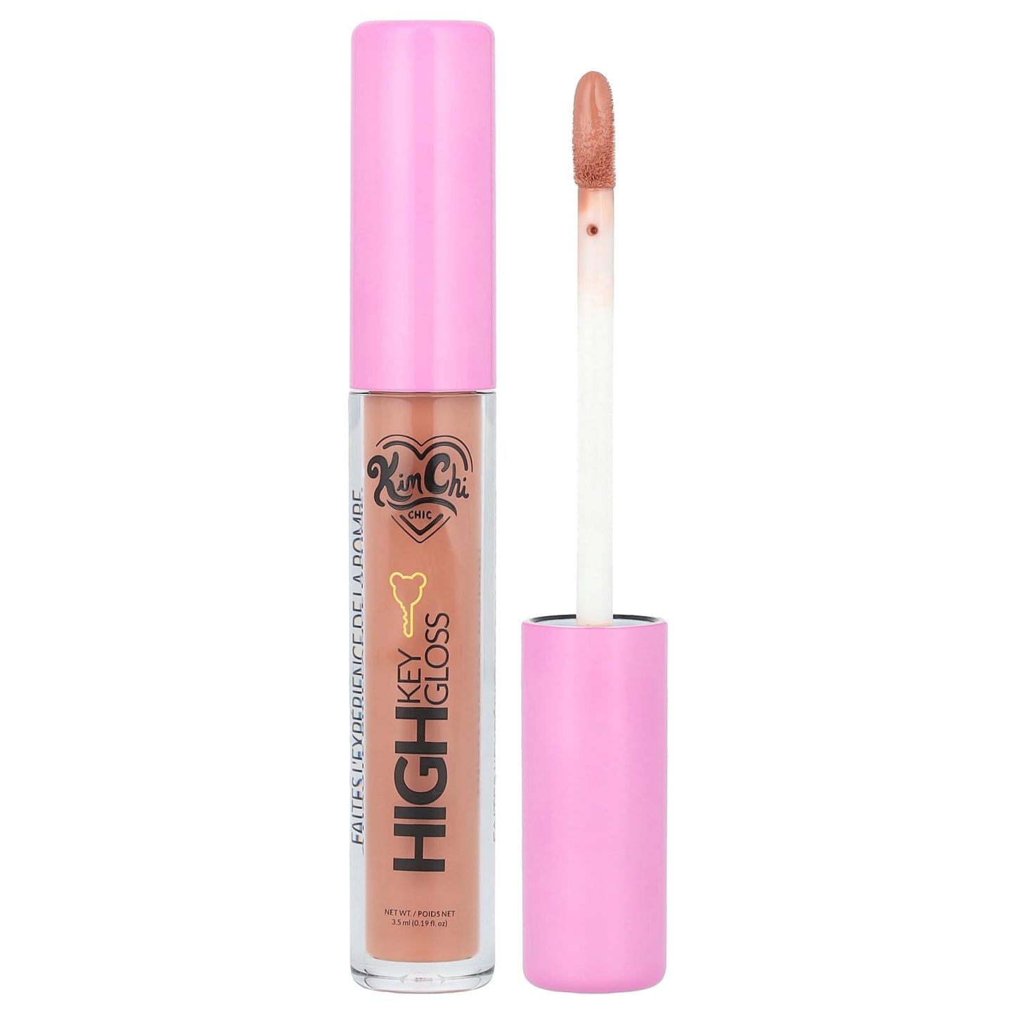 KimChi Chic Beauty, High Key Gloss, HKG06 Natural, 0.19 fl oz (3.5 ml) - Image 1