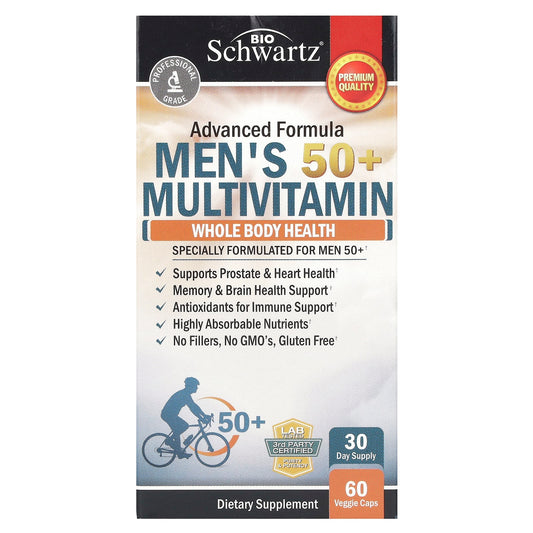 BioSchwartz Men's 50+ Multivitamin - Premium Quality Formula - Image 1