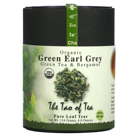 The Tao of Tea, Organic Green Tea & Bergamot, Green Earl Grey, 4 oz (114 g) - Image 1