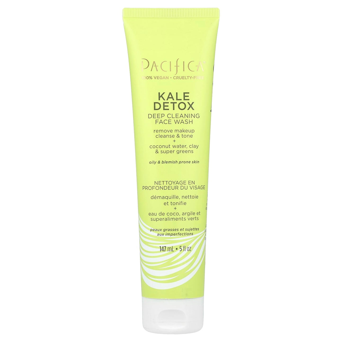 Pacifica, Kale Detox, Deep Cleansing Face Wash, 5 fl oz (147 ml) - Image 1