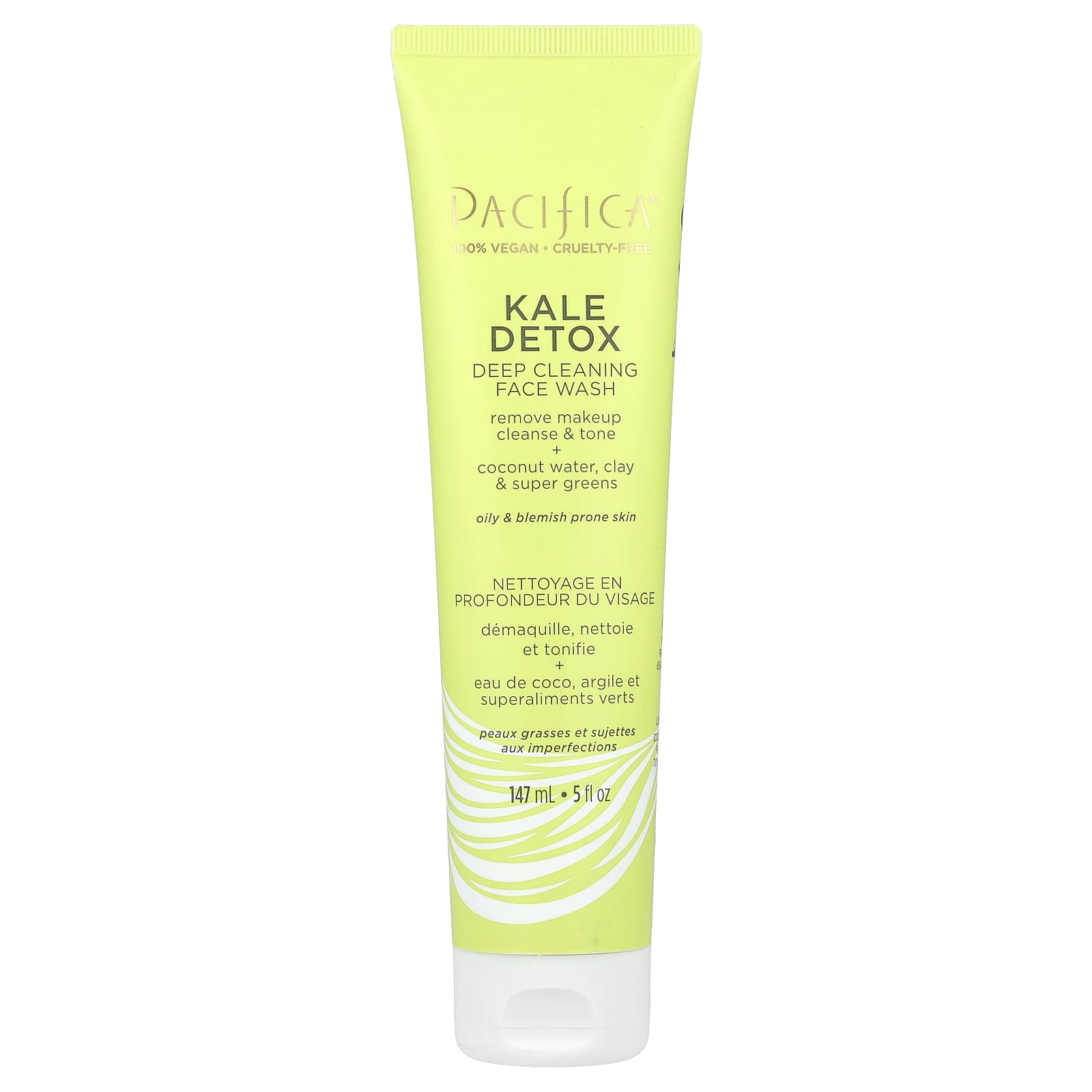 Pacifica, Kale Detox, Deep Cleansing Face Wash, 5 fl oz (147 ml) - Image 1