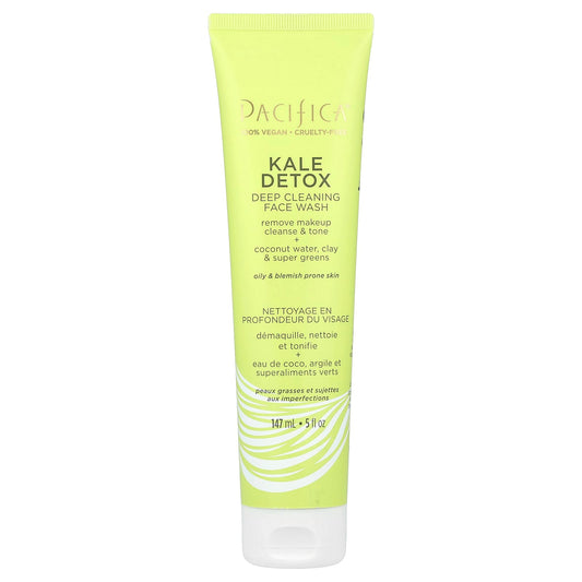 Pacifica, Kale Detox, Deep Cleansing Face Wash, 5 fl oz (147 ml) - Image 1