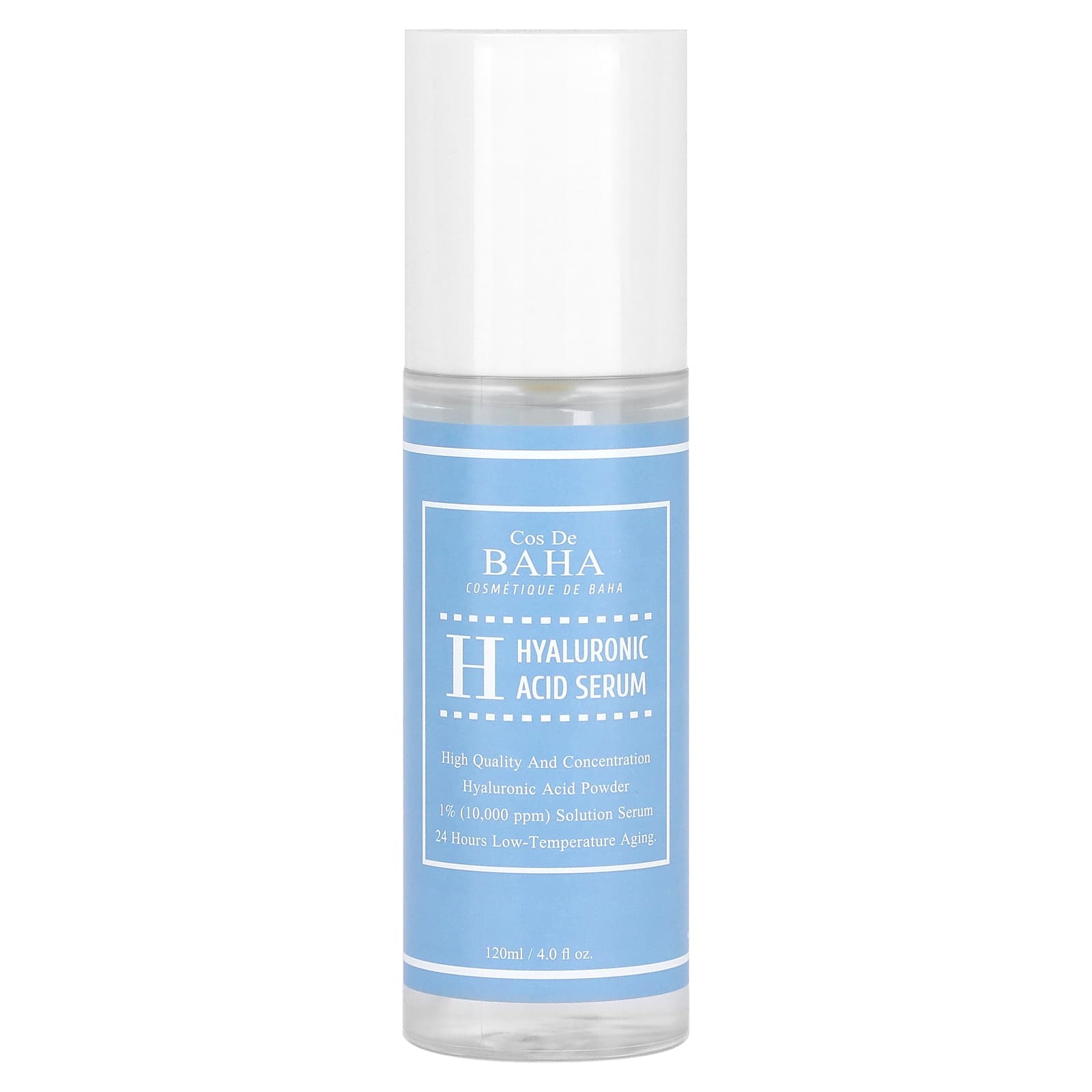 Hyaluronic Acid Serum by Cos De BAHA - 1% Hyaluronic Acid, 4 fl oz - Image 1
