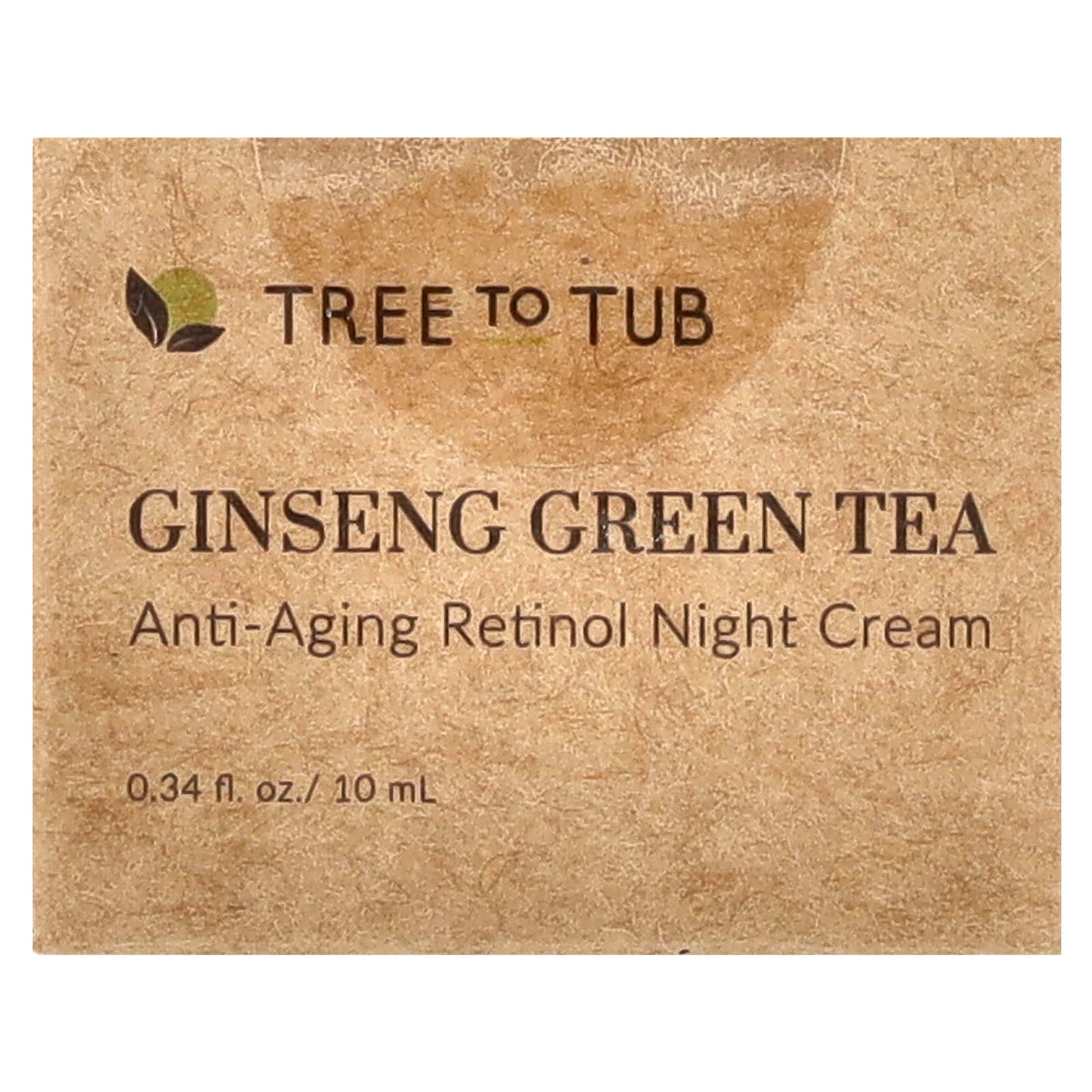 Tree To Tub, Ginseng Green Tea, Anti-Aging Retinol Night Cream, 0.34 fl oz (10 ml) - Image 2