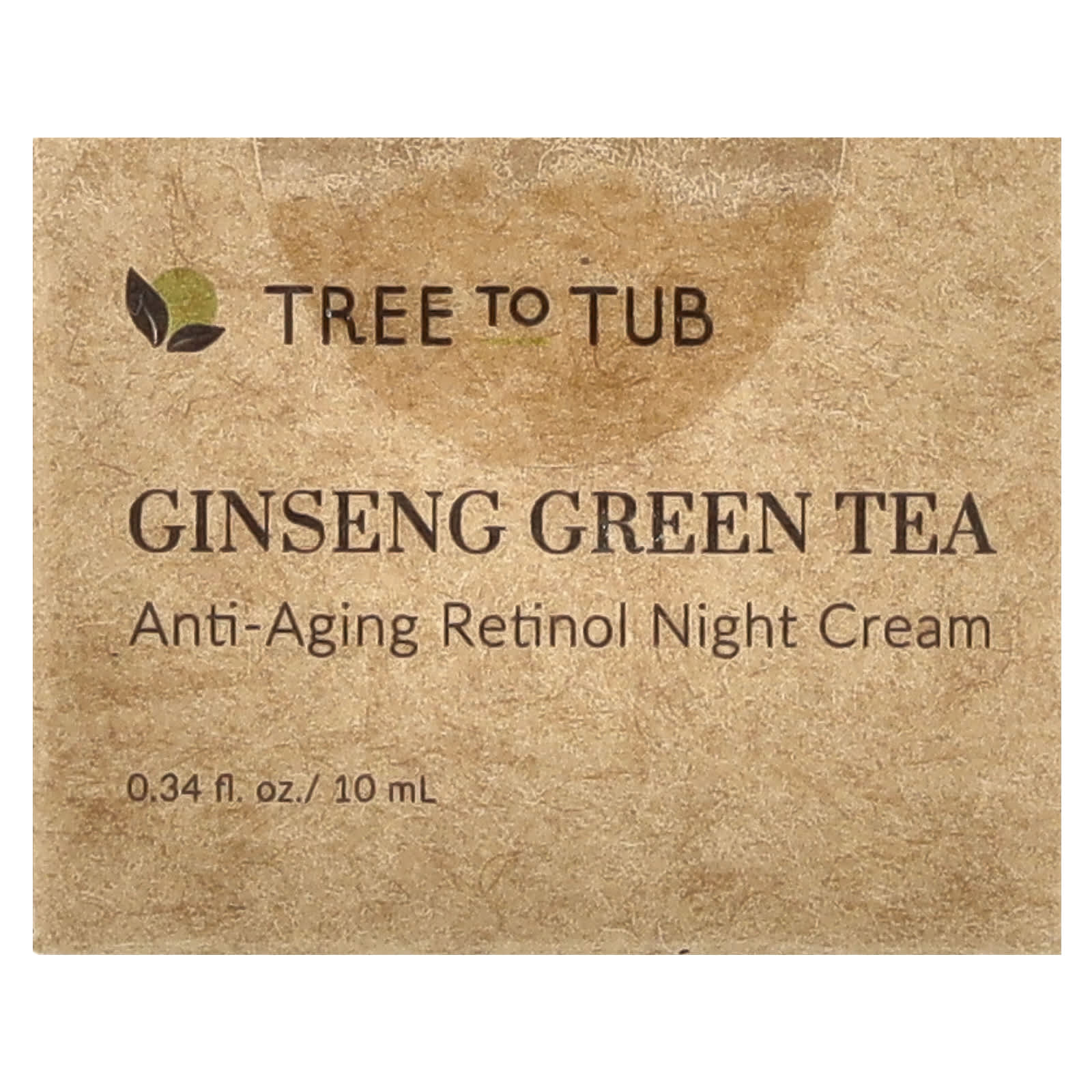 Tree To Tub, Ginseng Green Tea, Anti-Aging Retinol Night Cream, 0.34 fl oz (10 ml) - Image 2