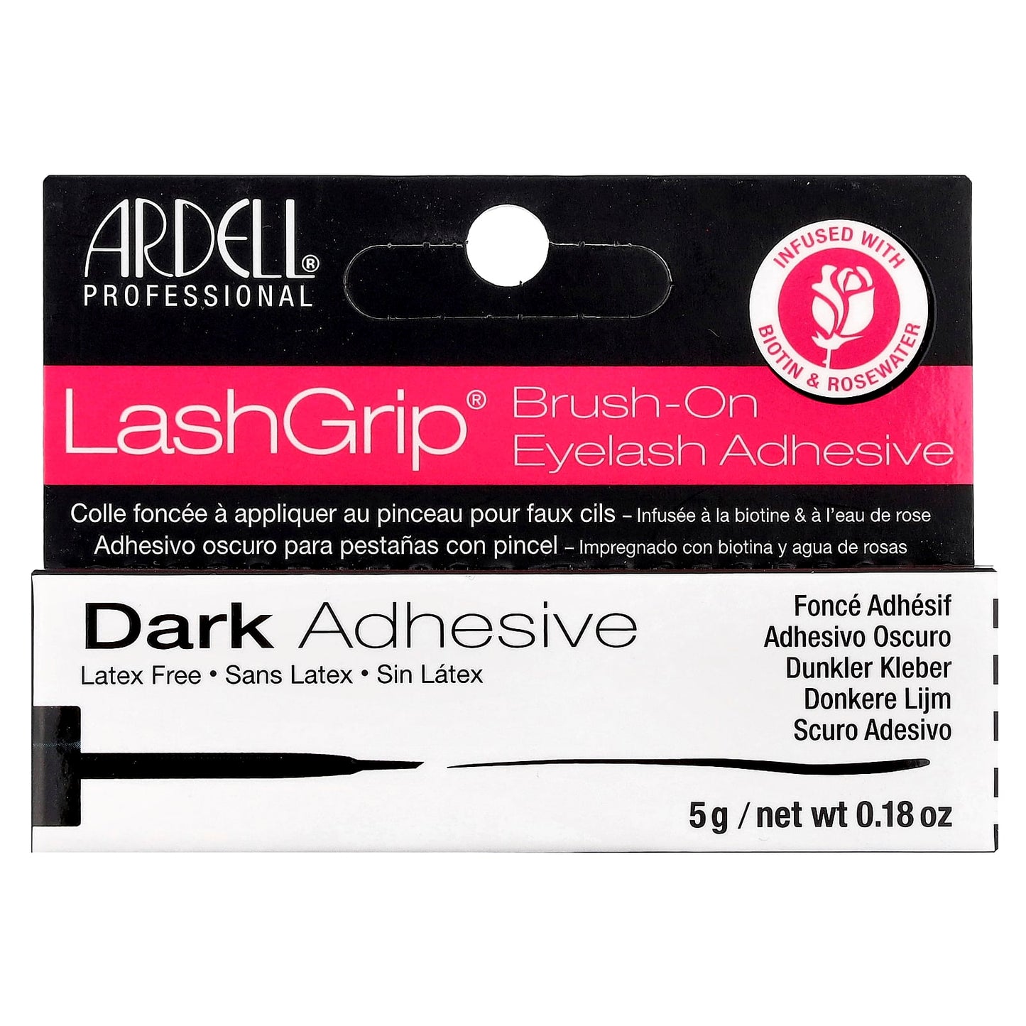 Dark Eyelash Adhesive by Ardell - Lash Grip Brush-On - Image 2