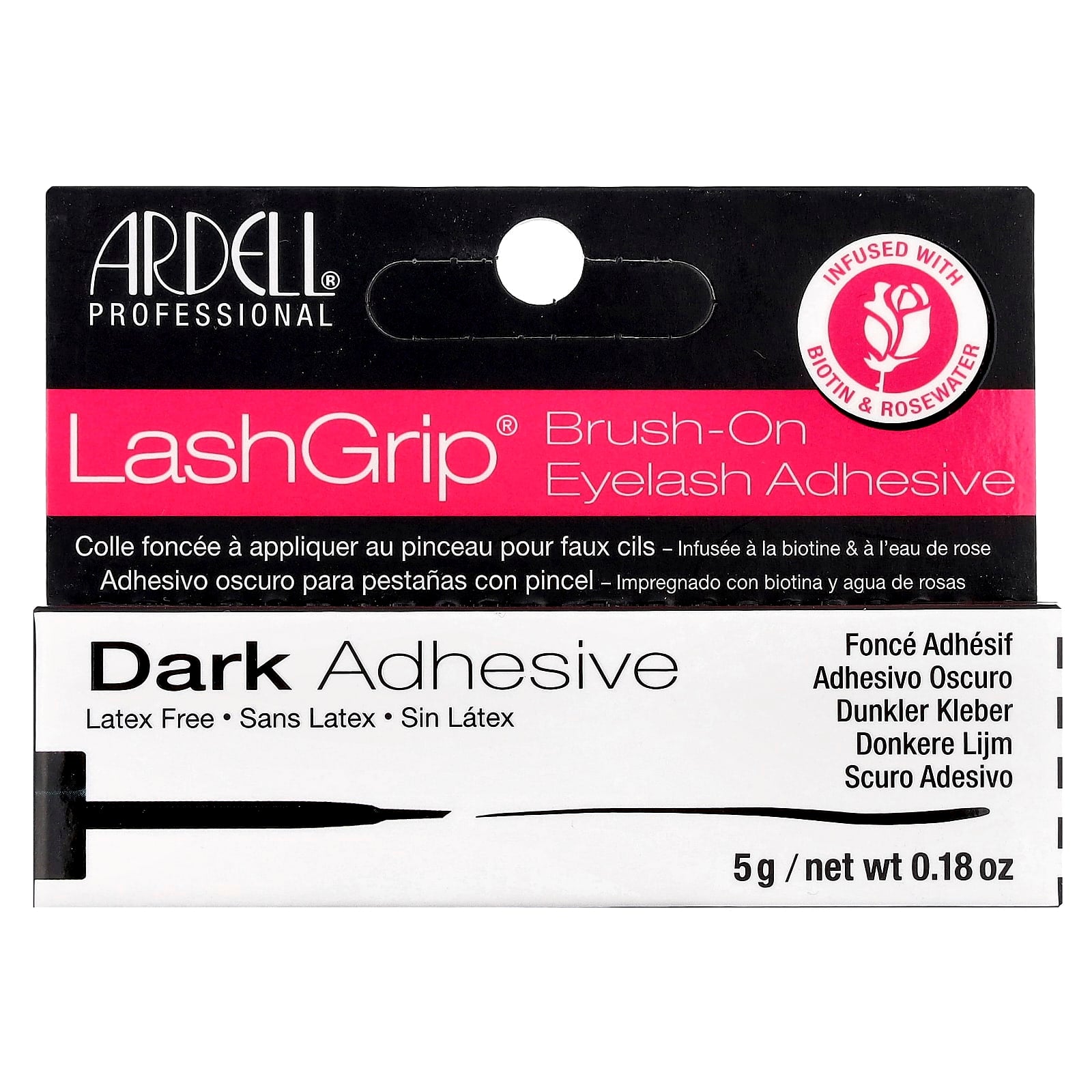 Dark Eyelash Adhesive by Ardell - Lash Grip Brush-On - Image 2