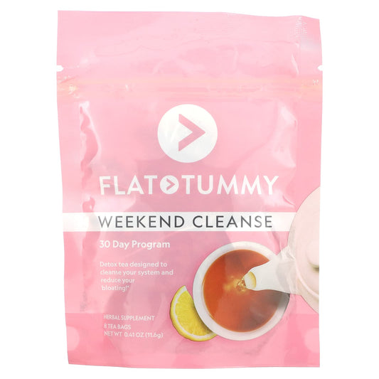 Flat Tummy Weekend Cleanse Tea - 8 Tea Bags for Detox & Digestion - Image 1