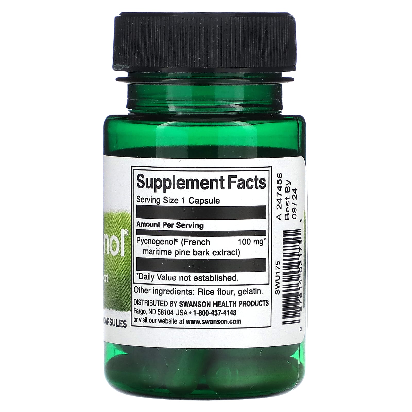 Swanson, Pycnogenol, 100 mg, 30 Capsules - Image 2