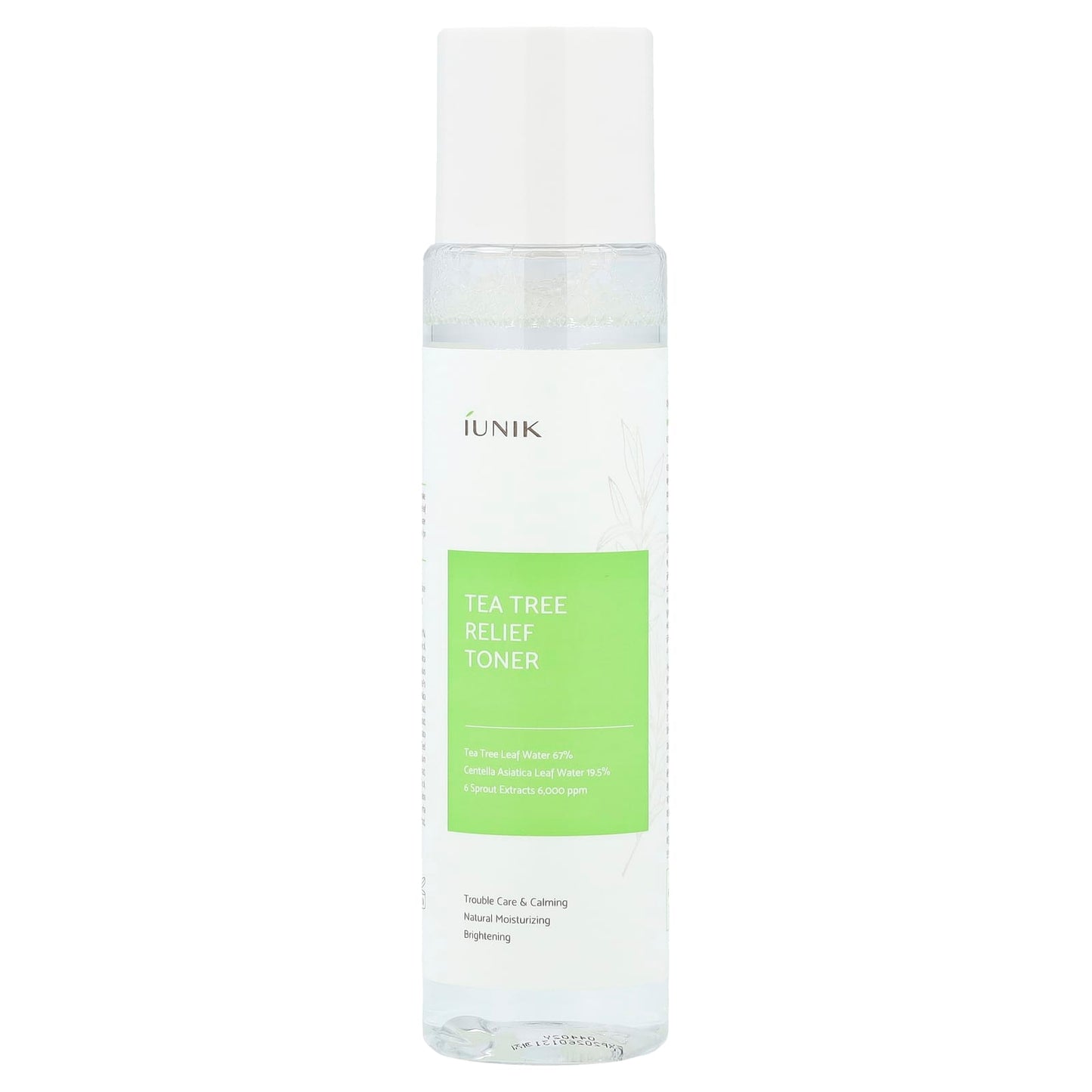 iUNIK Tea Tree Relief Toner for Sensitive Skin, 6.7 fl oz (200 ml) - Image 1