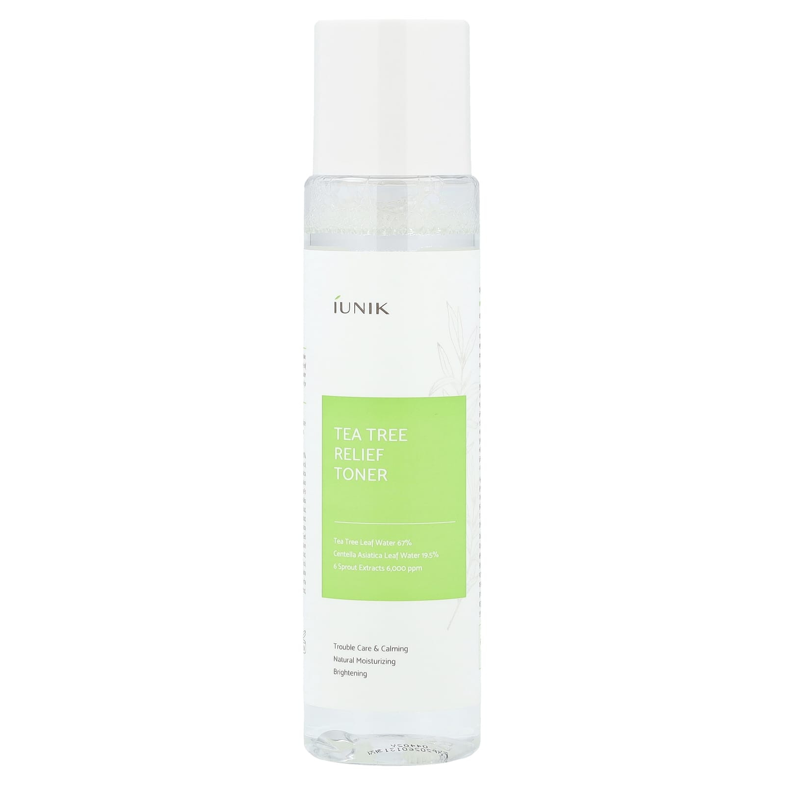 iUNIK Tea Tree Relief Toner for Sensitive Skin, 6.7 fl oz (200 ml) - Image 1