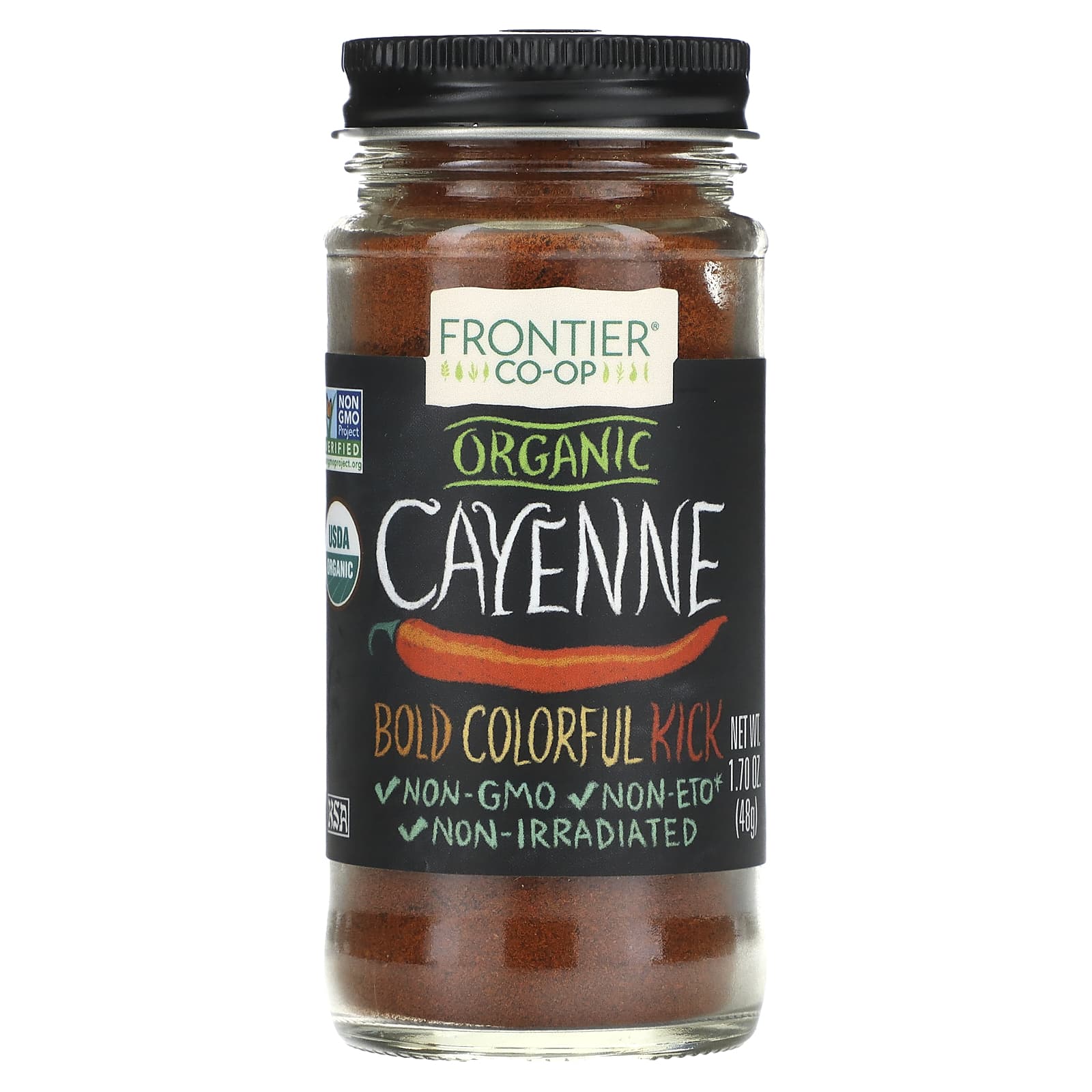 Organic Cayenne Pepper by Frontier Co-op, 1.70 oz - Image 1